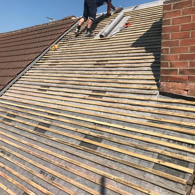 New roof installations